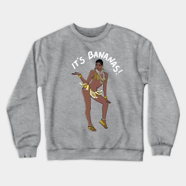 Banana Dance Crewneck Sweatshirt by Illustrating Diva 